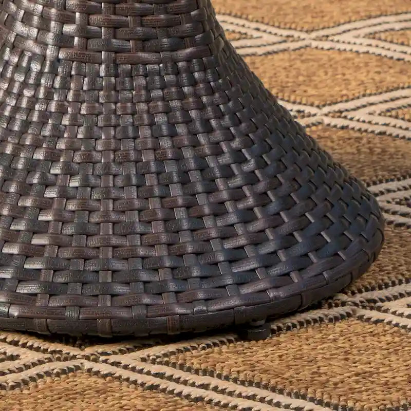 Riggs Outdoor 3-Piece Round Wicker Chat Set by Christopher Knight Home