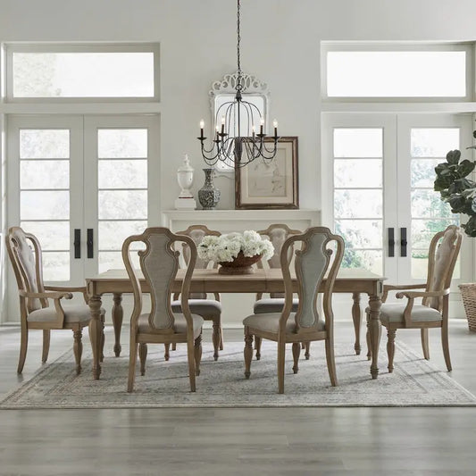 Magnolia Manor 7 Piece Rectangular Table Set