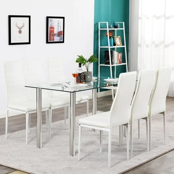 Silver Orchid Millner 7-piece Dining Set