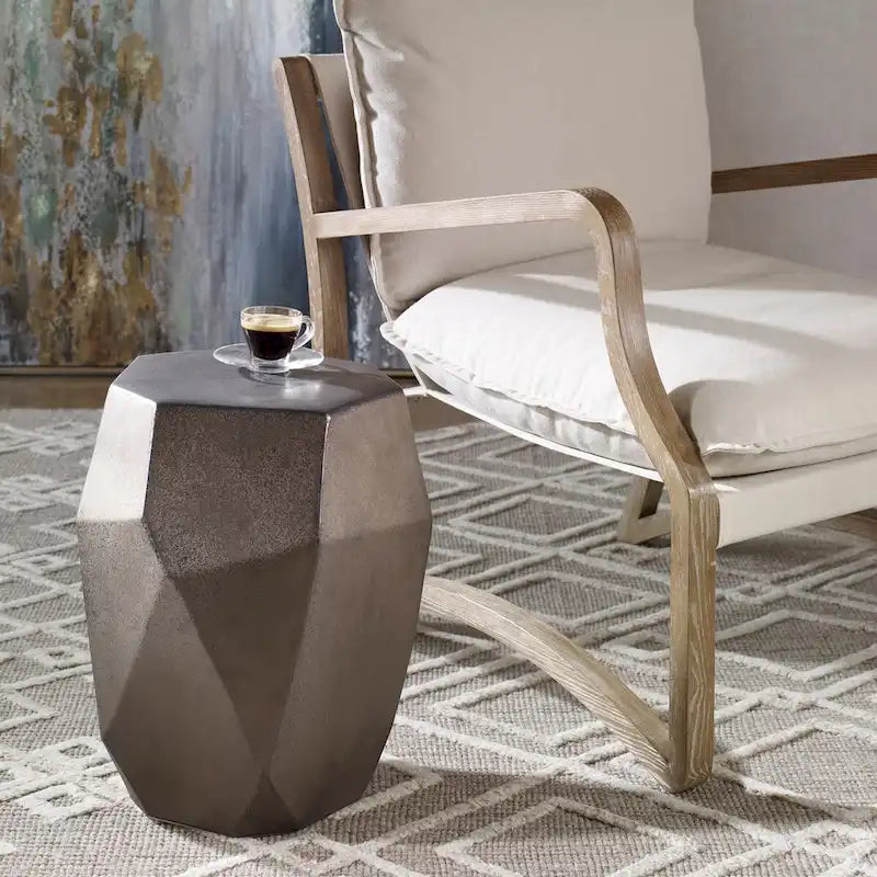 Uttermost Maquette Bronze Garden Stool - 15 W x 18 H x 15 D