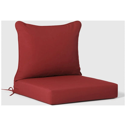 Polytrends Birchwood All Weather HDPE Outdoor Patio Deep Seating Black Left Arm Facing Chair With Cushions (1-Piece)