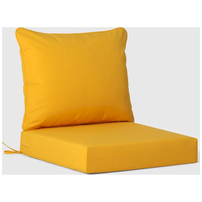 Polytrends Birchwood All Weather HDPE Outdoor Patio Deep Seating Black Left Arm Facing Chair With Cushions (1-Piece)