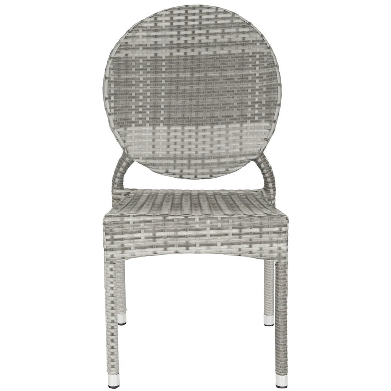 SAFAVIEH Valdez Indoor/Outdoor Stackable Dining Chairs (Set of 2) - 17 W x 22 D x 35 H