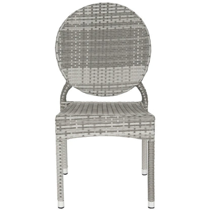 SAFAVIEH Valdez Indoor/Outdoor Stackable Dining Chairs (Set of 2) - 17 W x 22 D x 35 H