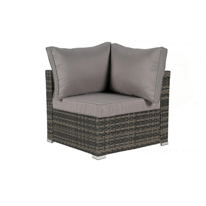 Outdoor Patio Sectional Sofa Set with Washable Cushions