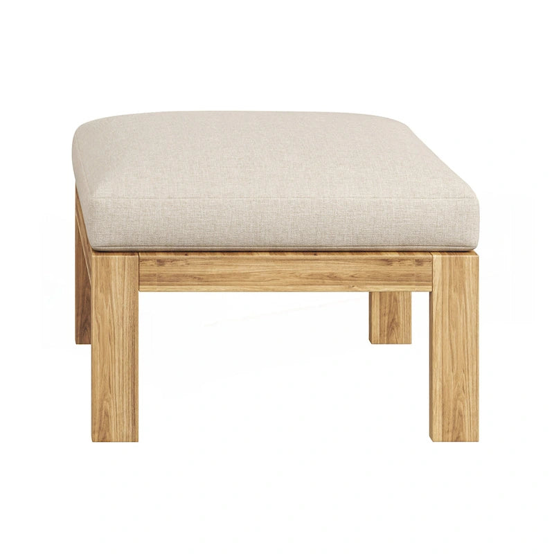 Outdoor 3pcs Acacia Sectional Patio Sofa Set