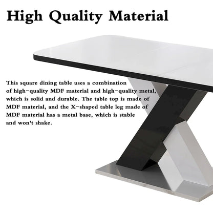 Modern Expandable Square Dining Table