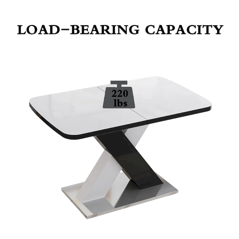 Modern Expandable Square Dining Table