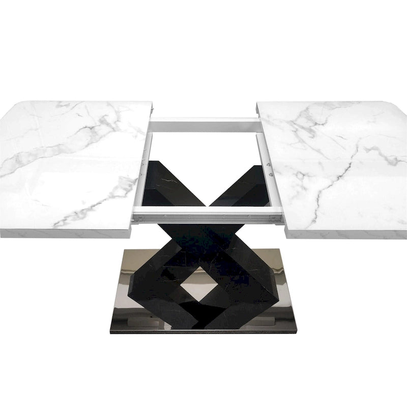 Modern Expandable Square Dining Table