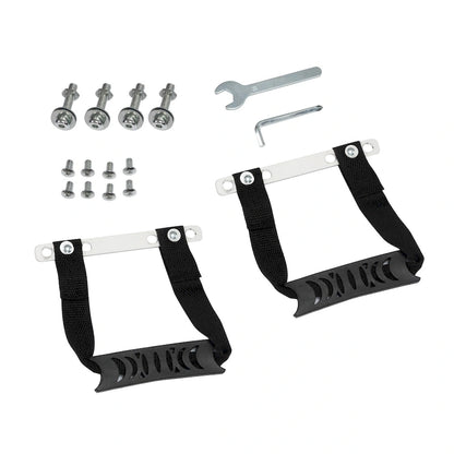 Round Plastic Folding Table with Carrying Handle, 66  Heavy Duty Foldable Round Table Indoor Outdoor, 5 Legs Portable