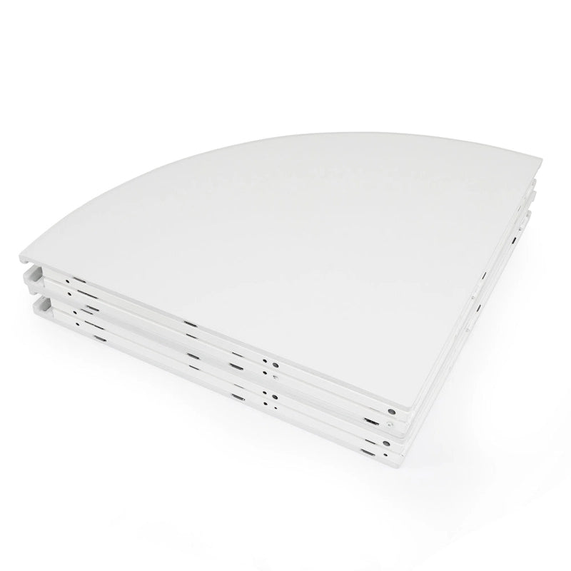 Round Plastic Folding Table with Carrying Handle, 66  Heavy Duty Foldable Round Table Indoor Outdoor, 5 Legs Portable