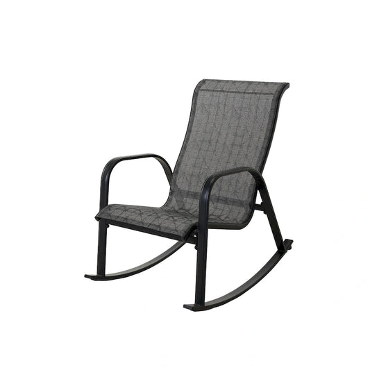 Metal Outdoor Rocking Chair, Steel Rocker Seating Outside for Front Porch, Garden, Patio, Backyard, 2PCS