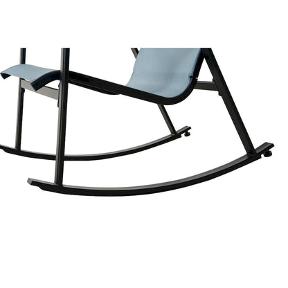Metal Outdoor Rocking Chair, Steel Rocker Seating Outside for Front Porch, Garden, Patio, Backyard, 2PCS
