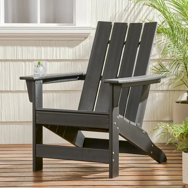 Encino Outdoor Resin Adirondack Chair by Christopher Knight Home