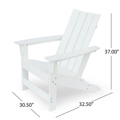 Encino Outdoor Resin Adirondack Chair by Christopher Knight Home
