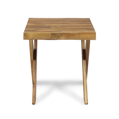 Eaglewood Acacia Wood Indoor/Outdoor Side Table by Christopher Knight Home