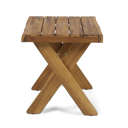 Eaglewood Acacia Wood Indoor/Outdoor Side Table by Christopher Knight Home