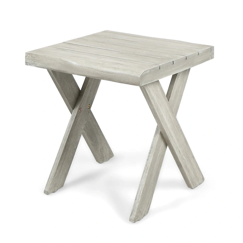 Eaglewood Acacia Wood Indoor/Outdoor Side Table by Christopher Knight Home