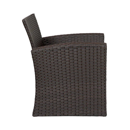 Grandview Outdoor Chocolate 4-piece Patio Conversation Set