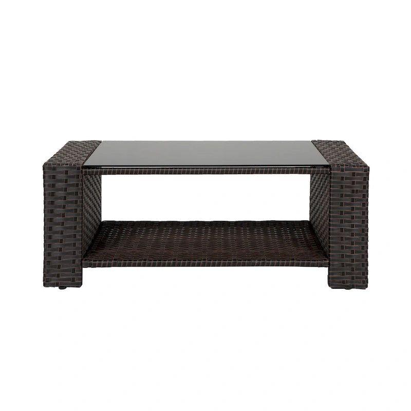 Grandview Outdoor Chocolate 4-piece Patio Conversation Set