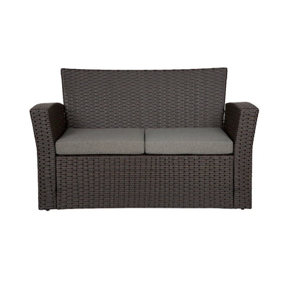 Grandview Outdoor Chocolate 4-piece Patio Conversation Set