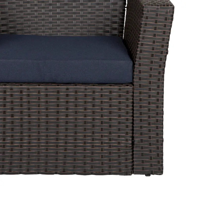 Grandview Outdoor Chocolate 4-piece Patio Conversation Set