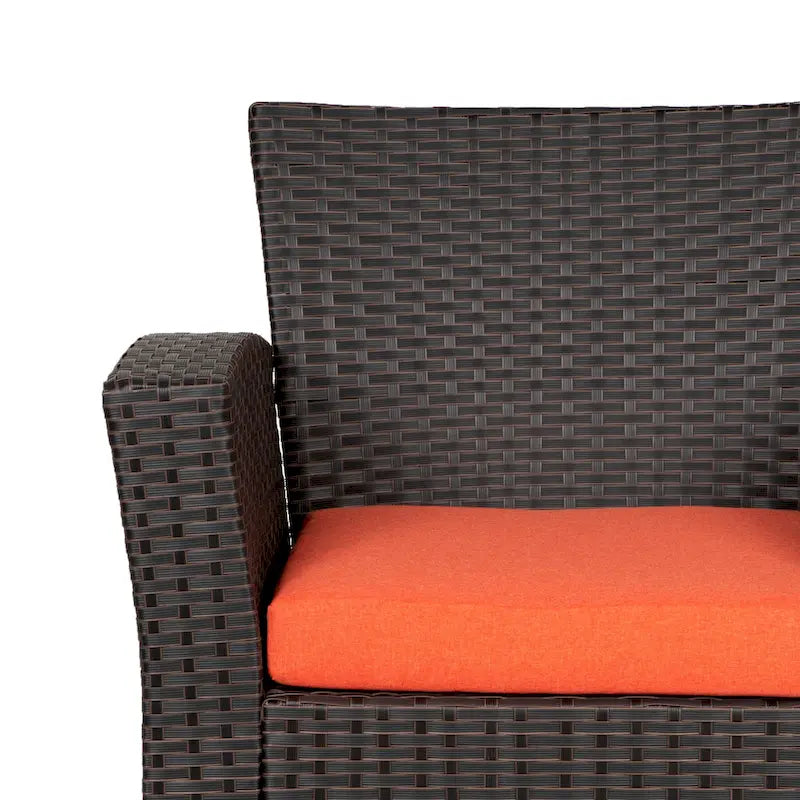 Grandview Outdoor Chocolate 4-piece Patio Conversation Set