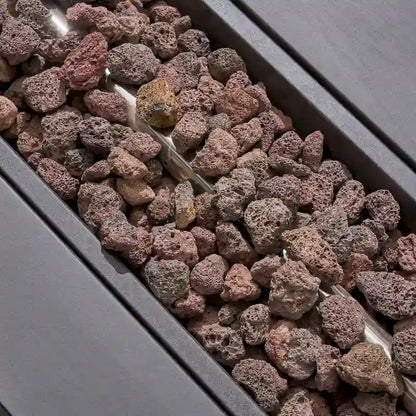 Malawi Outdoor 12-Piece U-Shaped Acacia Wood Sectional Sofa Set with Fire Pit by Christopher Knight Home