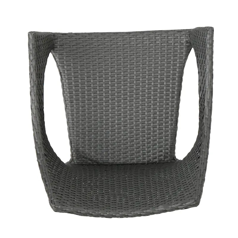 Christopher Knight Home Carroll Outdoor 5-Piece Acacia Wood and Wicker Dining Set