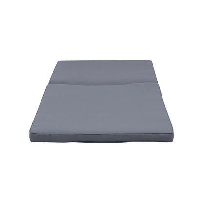 Kyoto Outdoor Acacia Wood 3 Piece Chaise Lounge Set with Water-Resistant Cushions by Christopher Knight Home