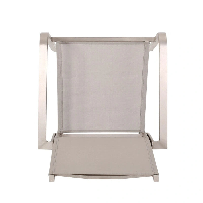 Boris Outdoor Modern 4 Seater Aluminum Dining Set with Faux Wood Table Top by Christopher Knight Home