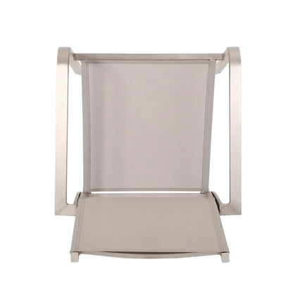 Boris Outdoor Modern 4 Seater Aluminum Dining Set with Faux Wood Table Top by Christopher Knight Home