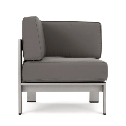 Cape Coral Outdoor Aluminum 10-piece Sofa Set with Cushions by Christopher Knight Home