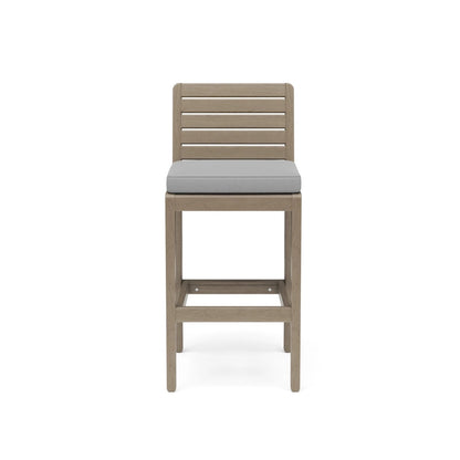 Homestyles Sustain Brown Wood Outdoor Barstool - 18  x 21  x 40