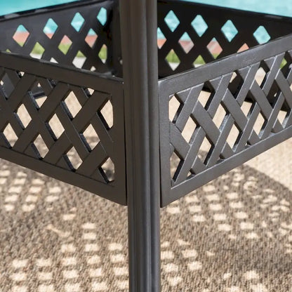 Stock Island Outdoor Oval Dining Table by Christopher Knight Home - 61.00 L x 45.70 W x 28.50 H