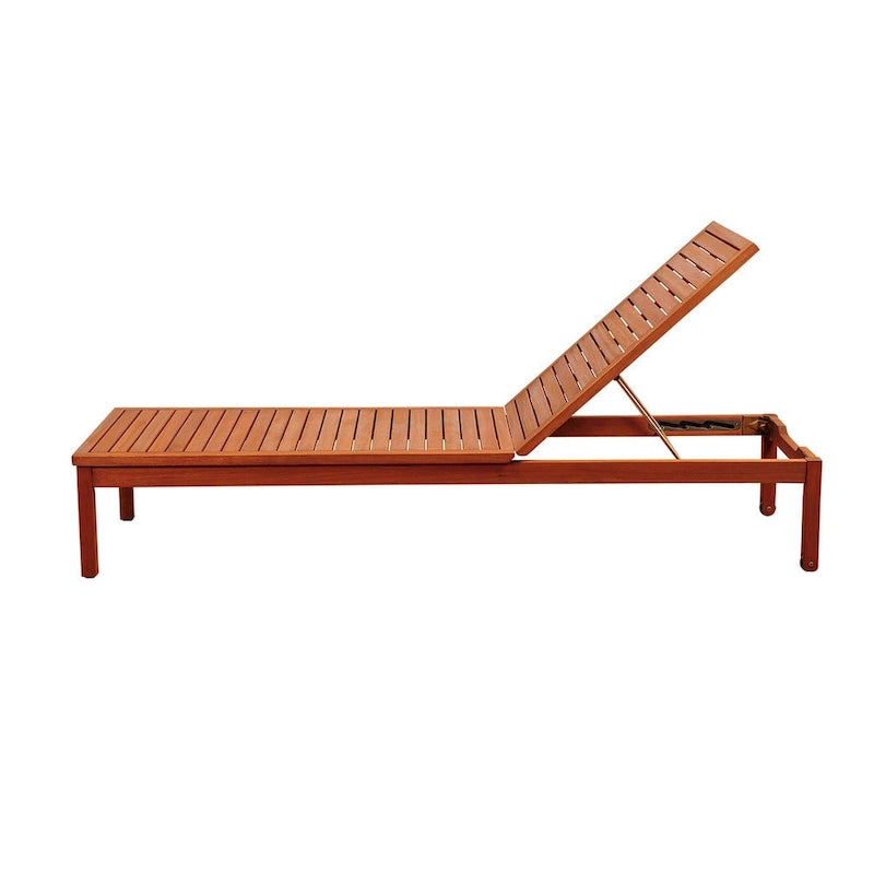 Amazonia Pacific 3-piece Wheel Lounger Set with White Cushions