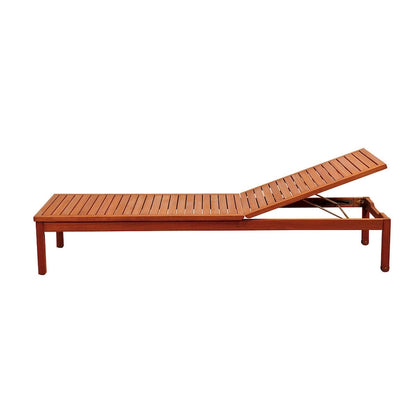 Amazonia Pacific 3-piece Wheel Lounger Set with White Cushions