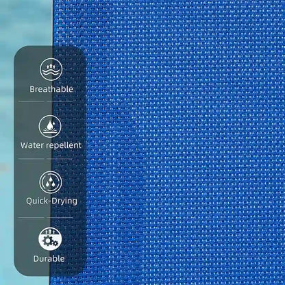 Patio Chaise Lounge Set of 3, Aluminum Lounge Chairs with 5 Adjustable Positions, Outdoor Chaise Lounge