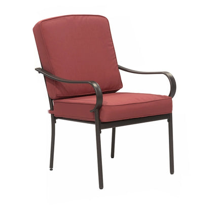 Augusta 5 Piece Outdoor Patio Dining Set with Square Table