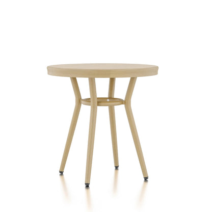 Ariel French Natural Tone 22-inch Aluminum Round Patio Side Table by Furniture of America