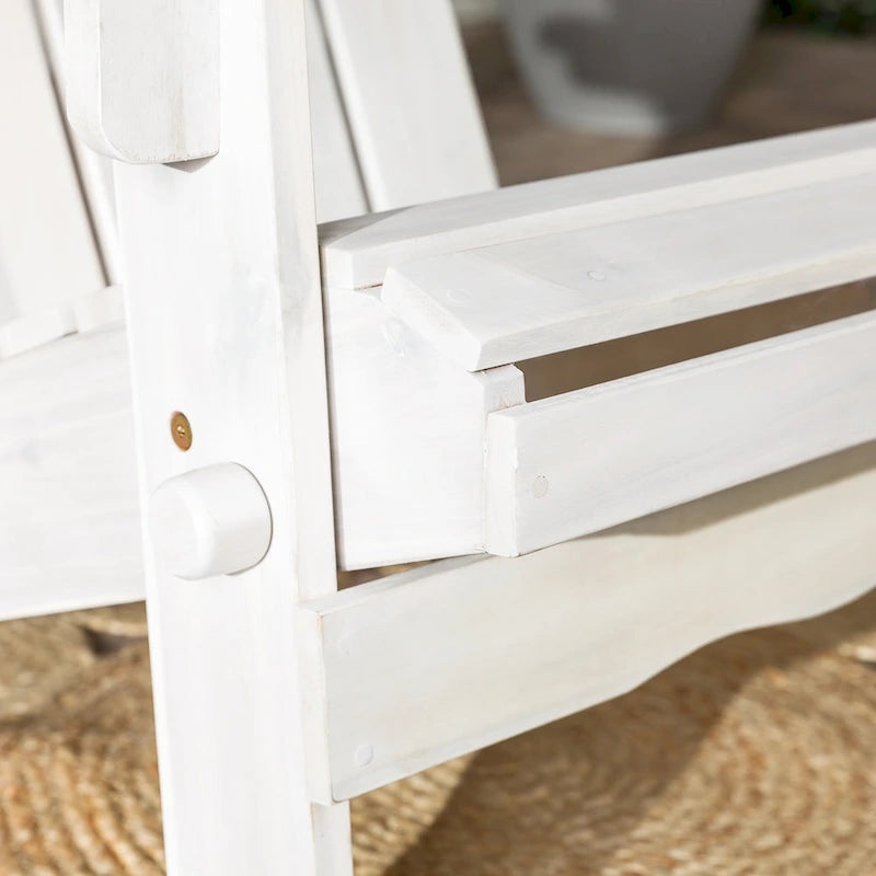 Middlebrook Surfside Acacia Wood Folding Adirondack Chair