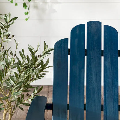 Middlebrook Surfside Acacia Wood Folding Adirondack Chair