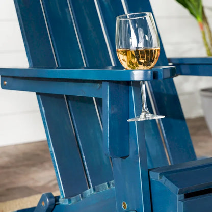 Middlebrook Surfside Acacia Wood Folding Adirondack Chair