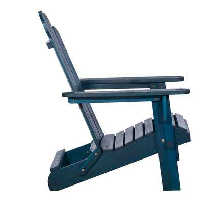 Middlebrook Surfside Acacia Wood Folding Adirondack Chair