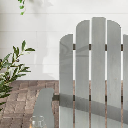 Middlebrook Surfside Acacia Wood Folding Adirondack Chair