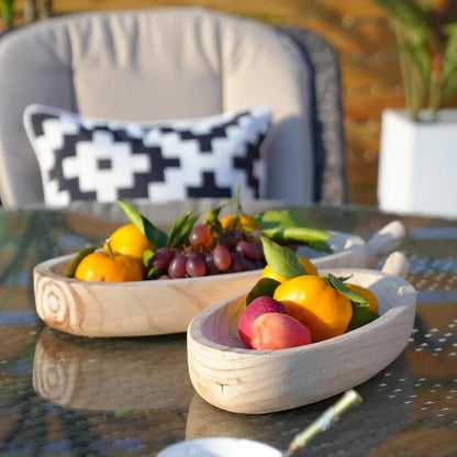 Moda 5-Piece Patio Wicker Round Dining Table Set with Cushions