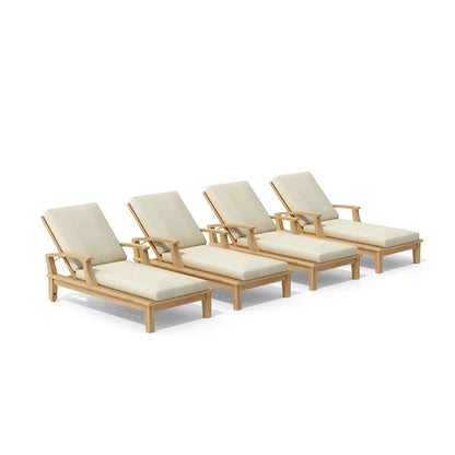 Brianna Sun Lounger 4-Pieces Set