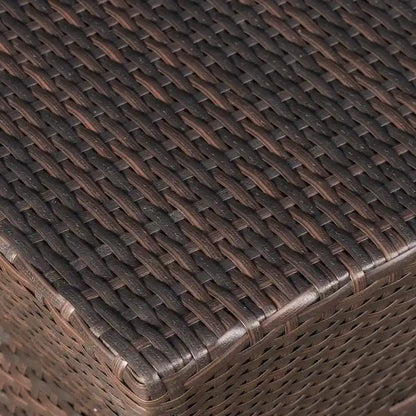 Mansfield Outdoor 3-Piece Square Wicker Chat Set by Christopher Knight Home