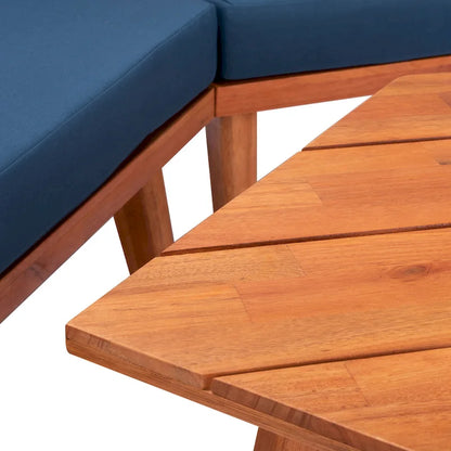 SAFAVIEH Outdoor Giancarla 4-Piece Sectional Sofa Set - 71W x 27D x 29H