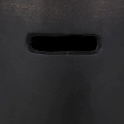 Akin Outdoor Lightweight Concrete Side Table by Christopher Knight Home